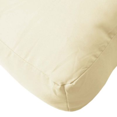 Pallet Cushion Set of 2 Cream White 100% Oxford fabric Small