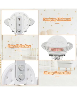 3 in 1 Kids Basketball Hoop Set Adjustable Sports Activity Center w/ Balls