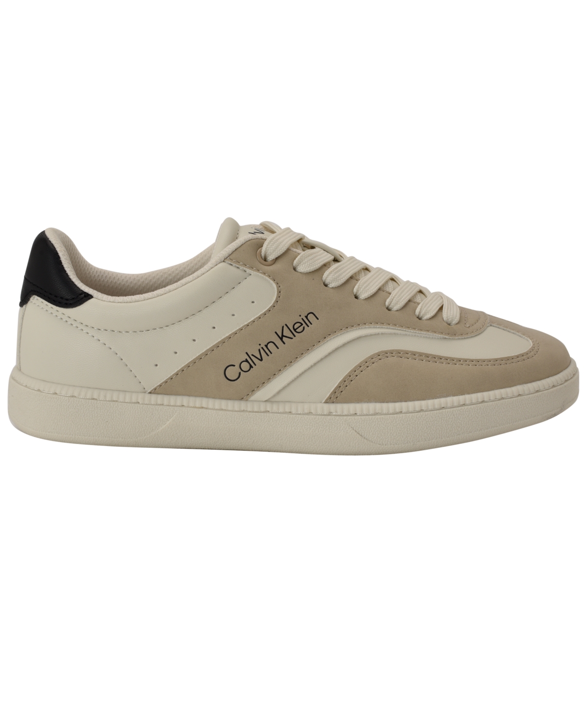 Calvin Klein Women's Norah Casual Lace-up Sneakers In Ivory,beige