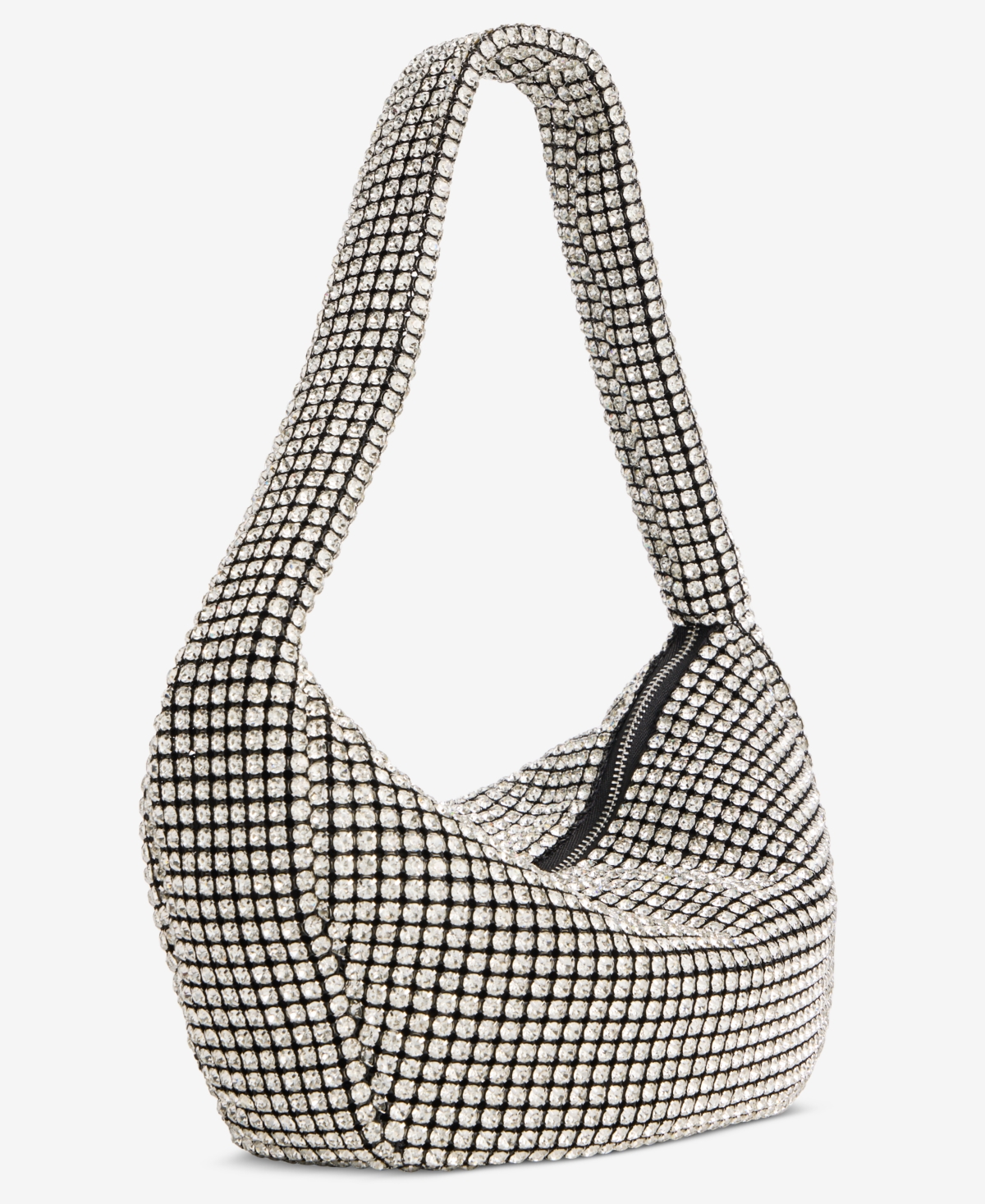 Inc International Concepts Small Diamond Mesh Hobo, Exclusively At Macy's In Black