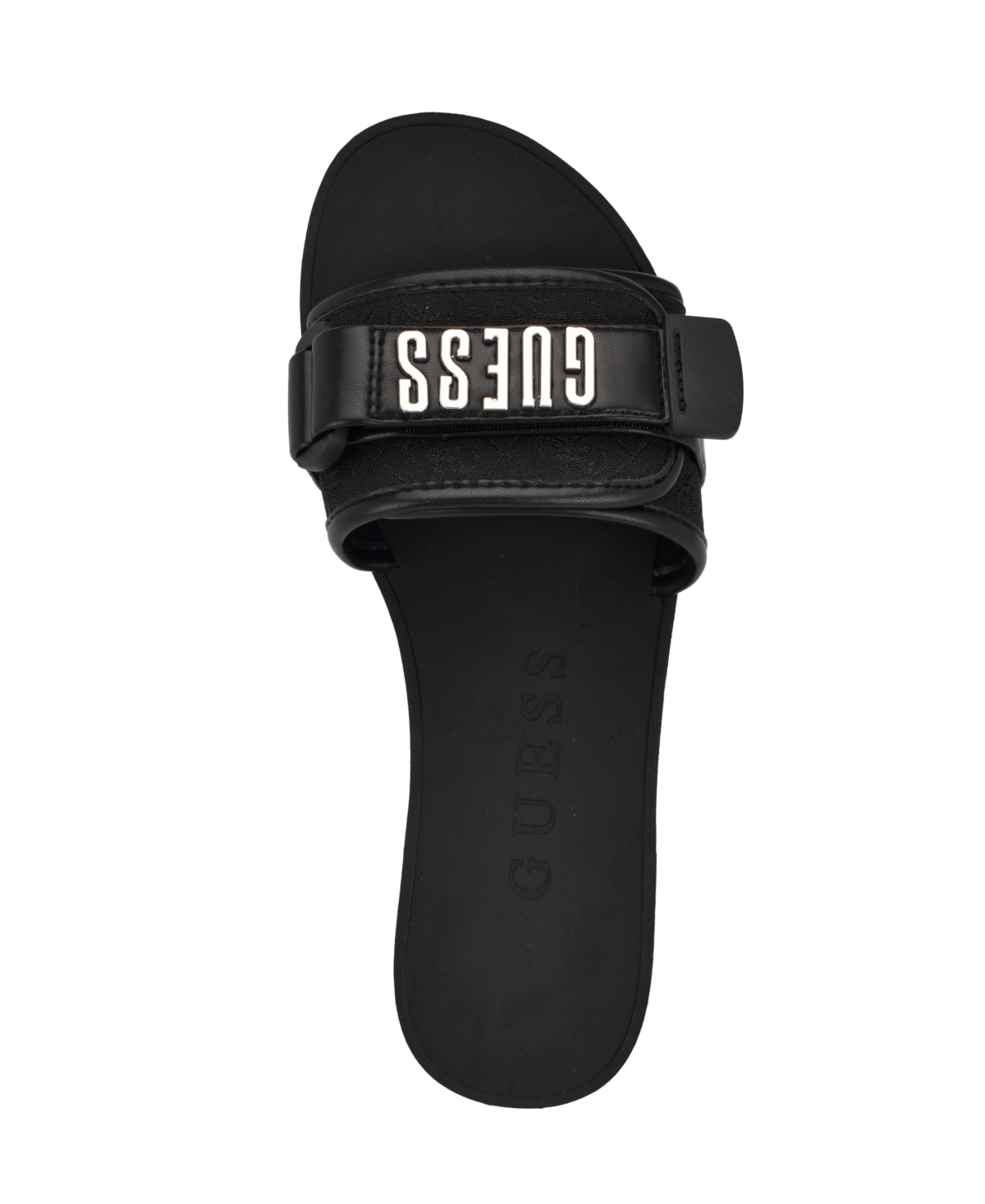 Guess Women's Elyze Quattro G Slip-on Slide Flat Sandals In Black