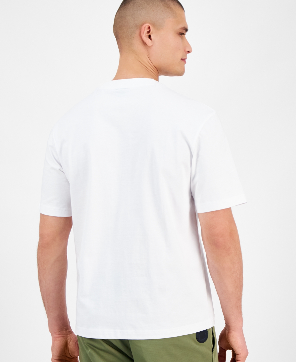 Hugo Boss Hugo By  Men's Cotton Logo Graphic T-shirt In White
