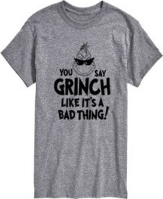 Men's The Grinch Like It's A Bad Thing Short Sleeve Tee