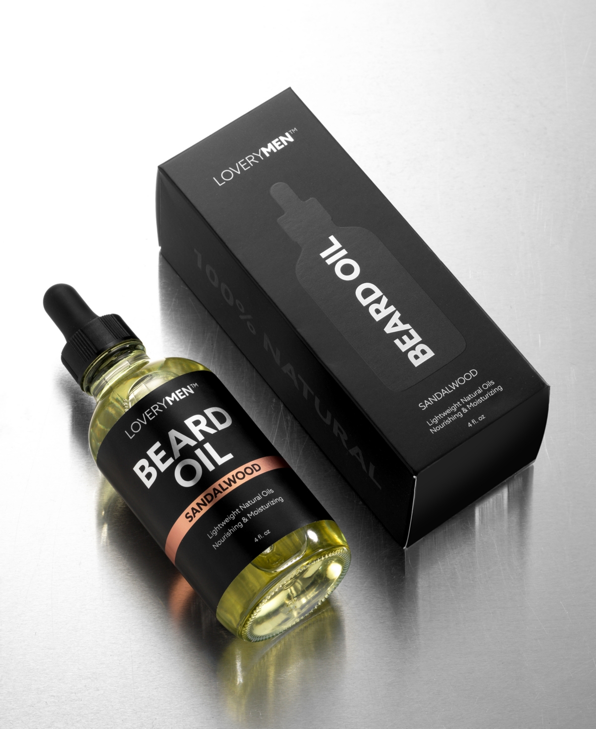 Lovery Men Sandalwood Beard Oil, 4 Oz. In No Color