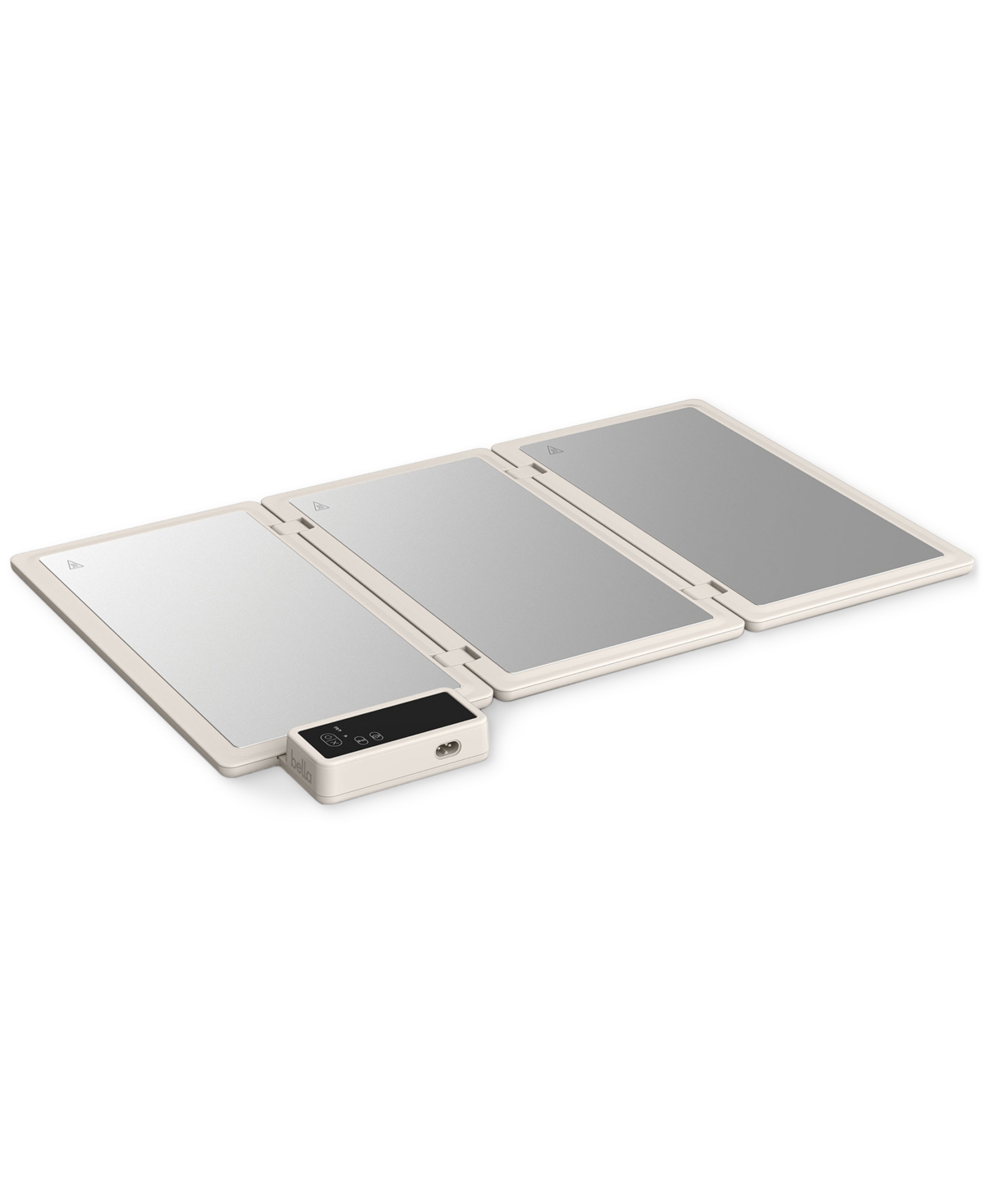 Bella Fold And Store Foldable Electric Warming Tray In Oatmilk