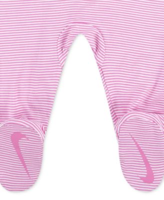 Baby Boy or Girl Viscose Striped Footed Coverall 