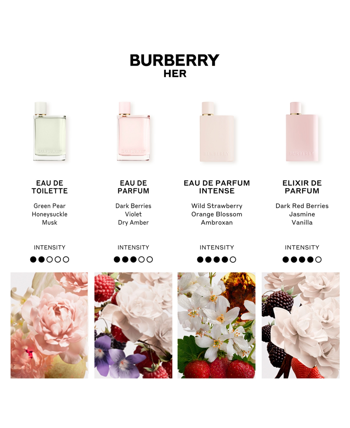 Burberry Her Eau De Parfum Intense In No Color