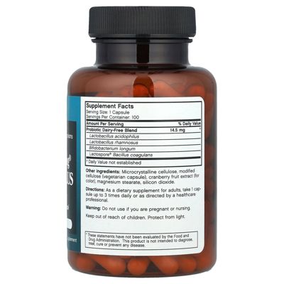 Longest Living Acidophilus , 100 Vegetarian Capsules