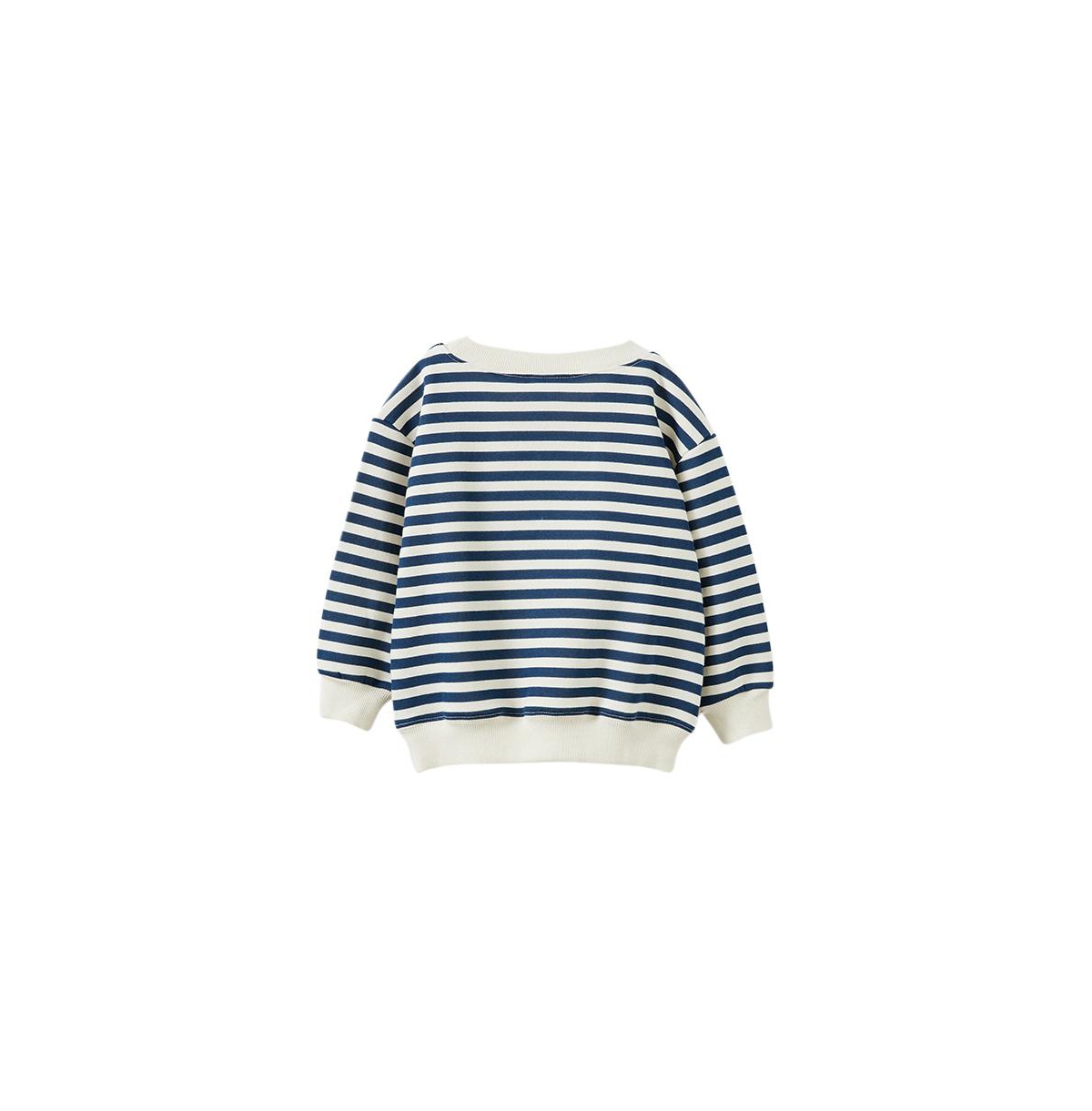 Cotton On Girls Little/Big Dusty Fleece Crew -amore in the navy