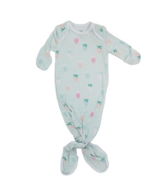 GooseWaddle Basil Knotted Gown - Mint green and light pink 25$