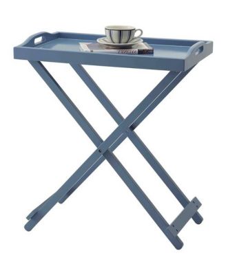 Folding Snack Table - Lightweight Portable TV Tray for Bed, Sofa, or Living Room