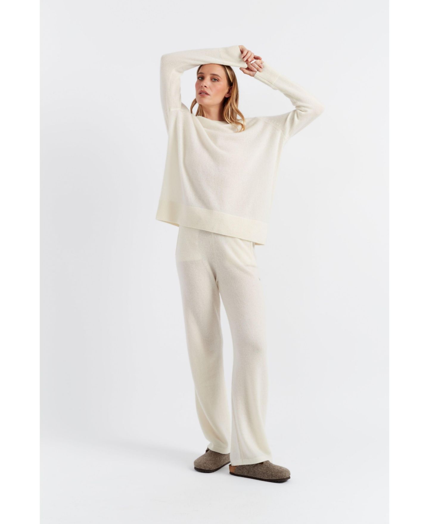 Женский свитер Chinti & Parker Lightweight Cashmere, цвет: Кремовый — фото 2