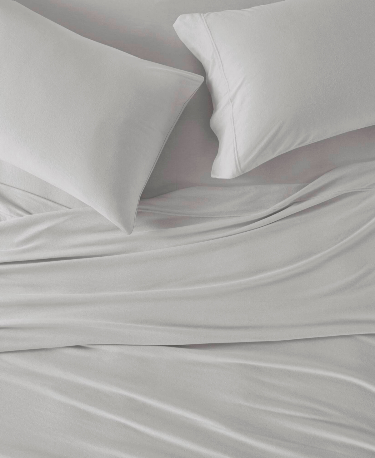 Intelligent Design Jersey-knit Cotton Blend 4-pc. Sheet Set, Queen In Gray