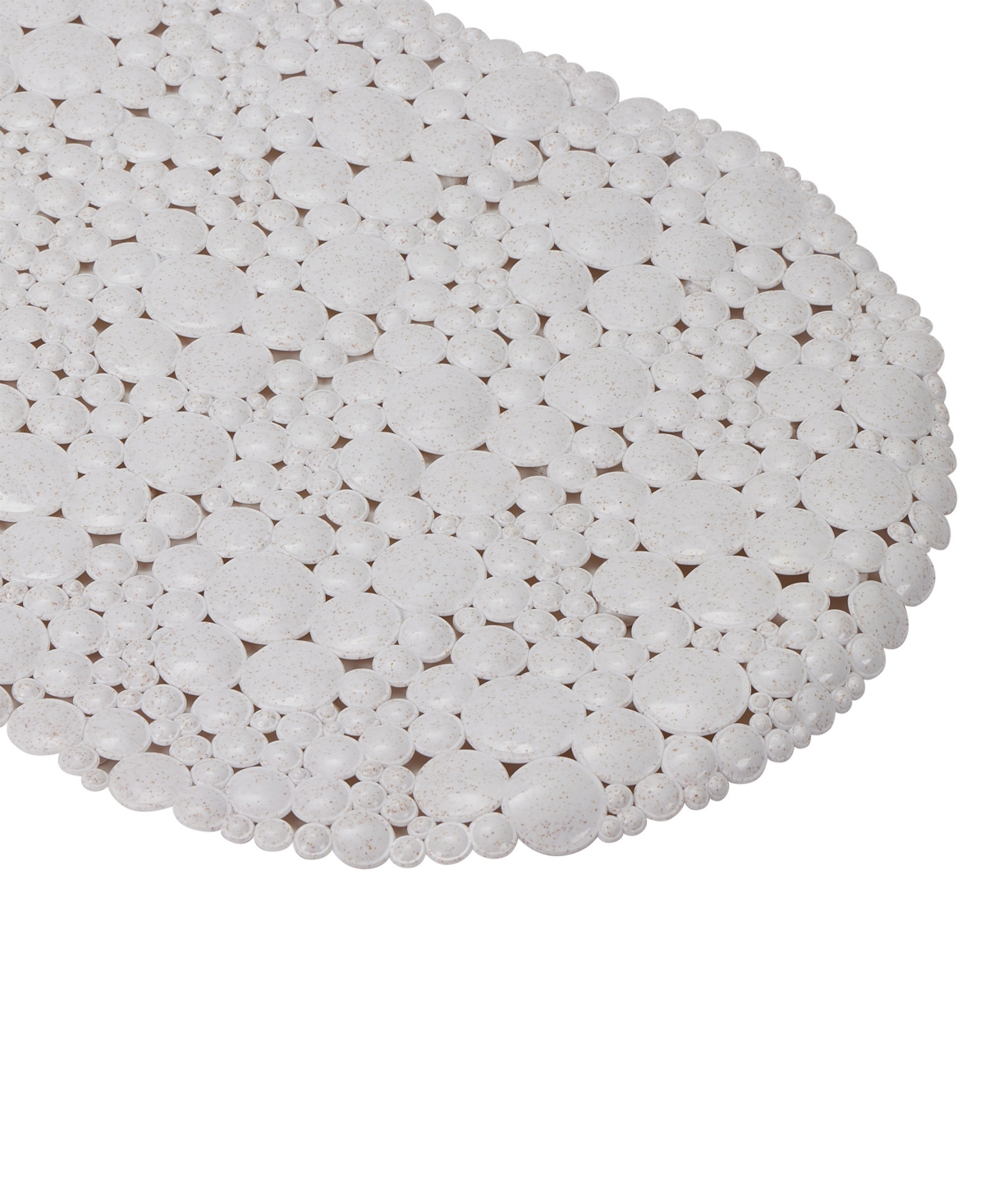 Bath Bliss Non-slip Natural Fiber Bathmat, 26.4" X 14.6" In White