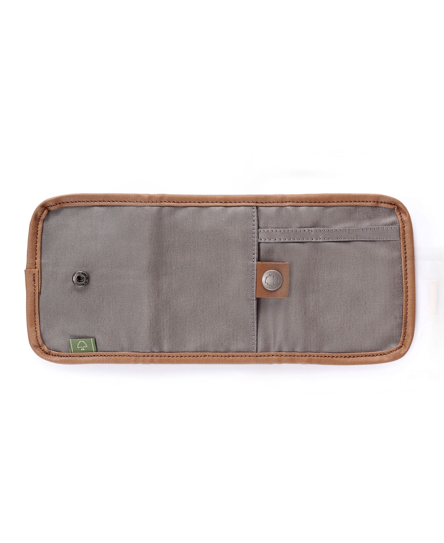 Женский кошелёк TSD BRAND Urban Light Coated Canvas Wallet, цвет: Серый — фото 10