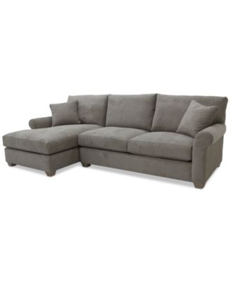 Reiter 2-Pc. Fabric Sectional Sofa, Exclusively at Macy's