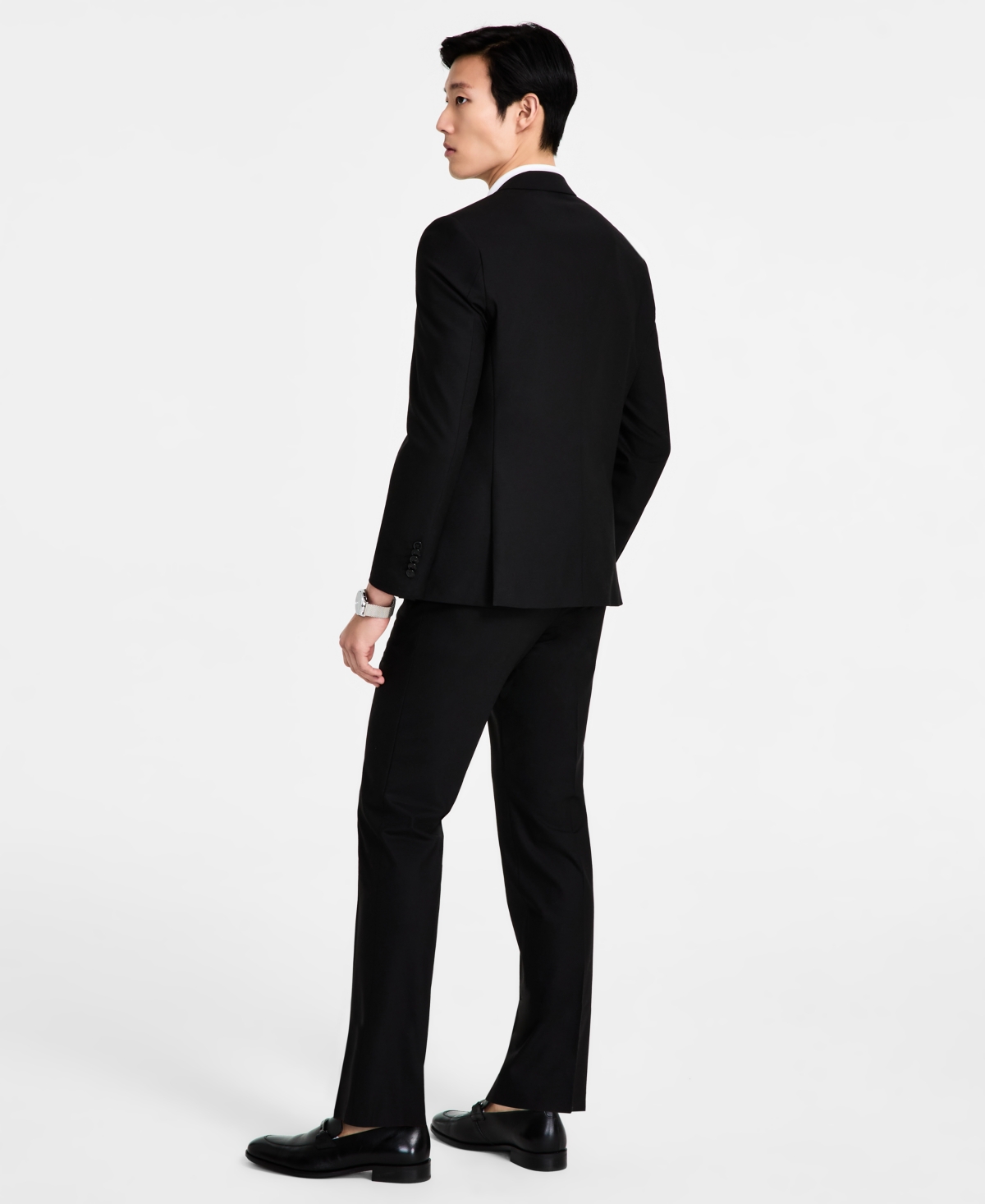 Hugo Boss Hugo By  Men's Modern-fit Wool Blend Suit In Black