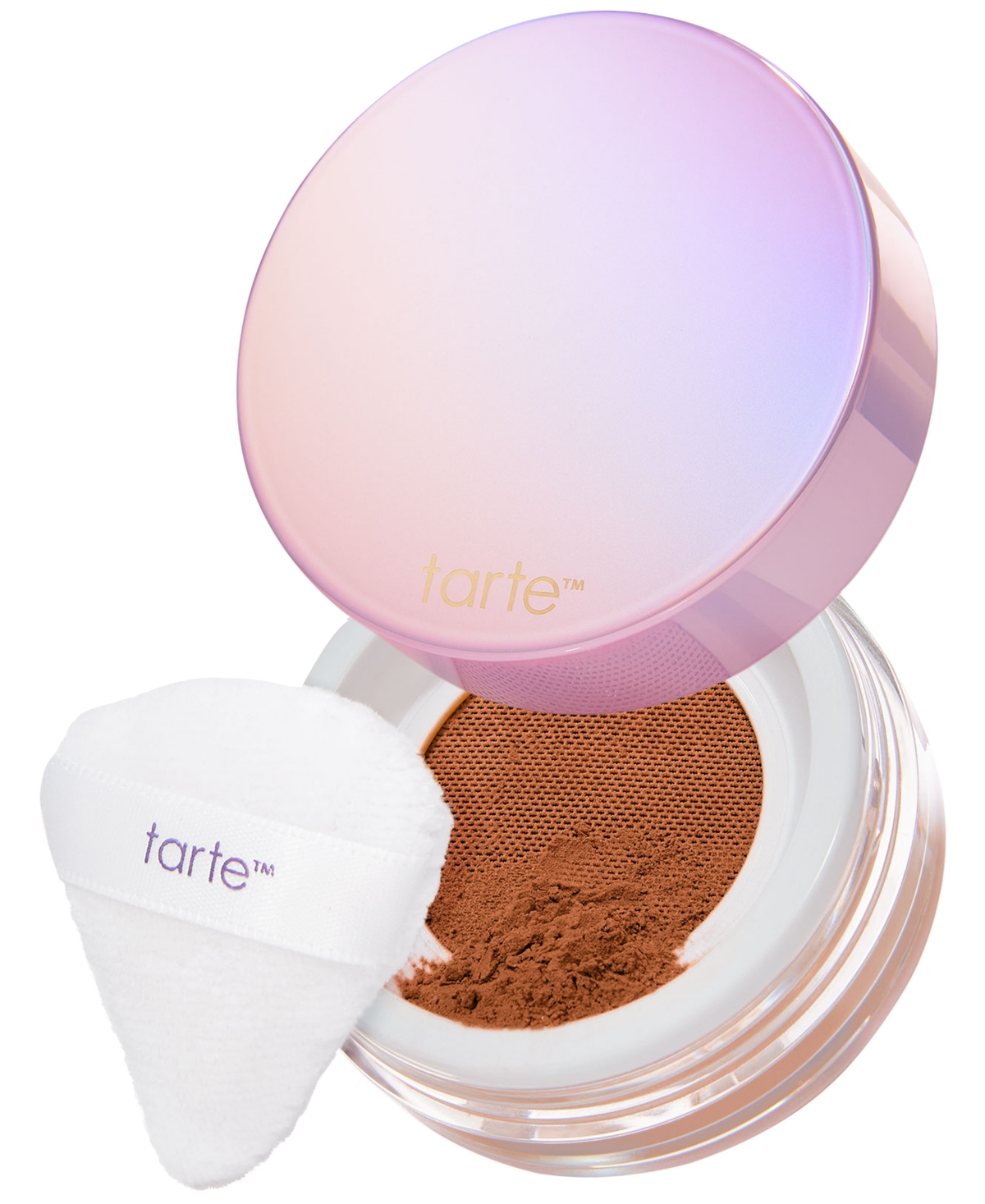 Tarte Creaseless Setting & Brightening Powder In Cinnamon