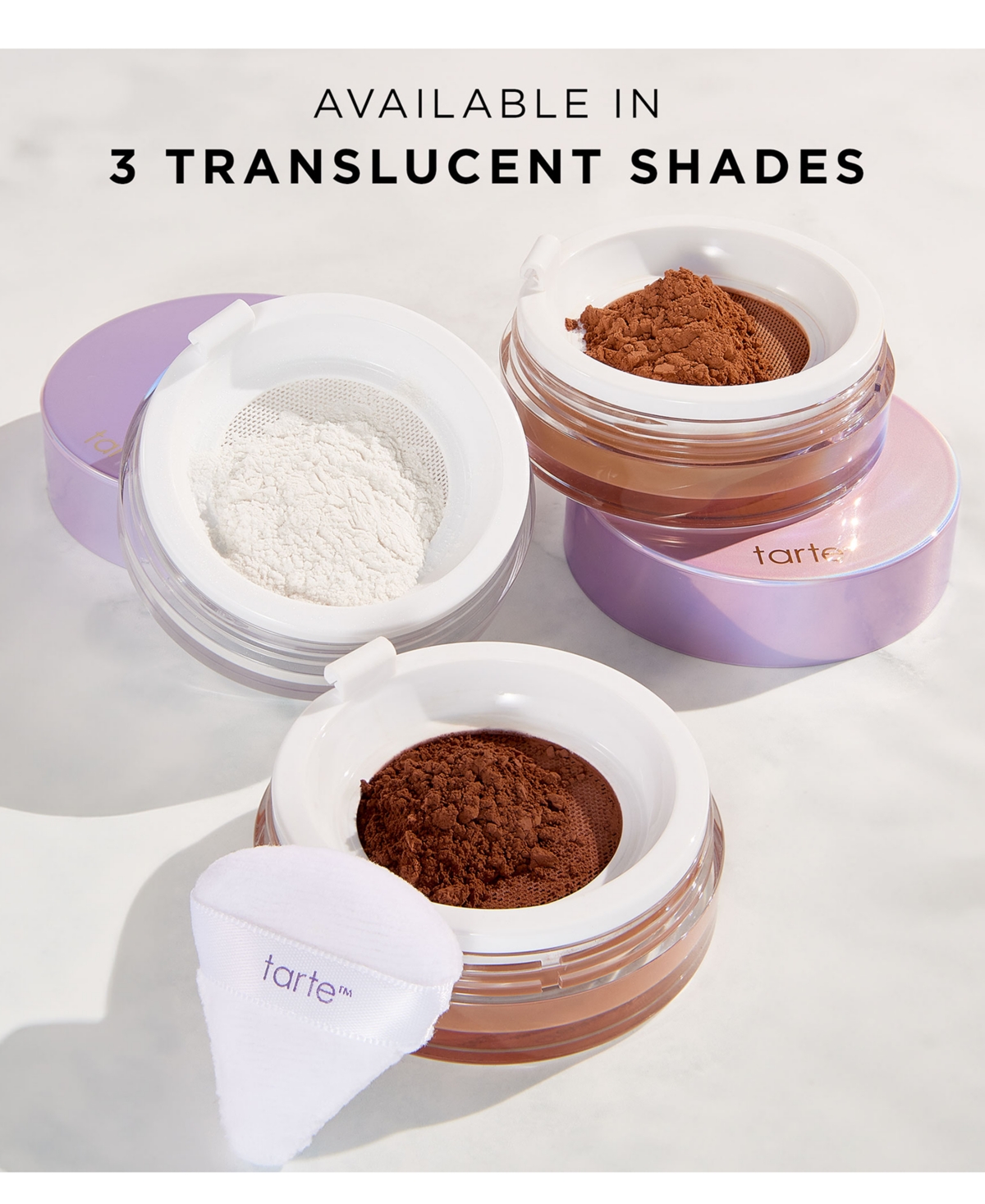 Tarte Creaseless Setting & Brightening Powder In Caramel