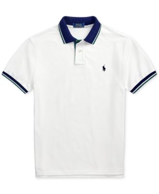 Men's Classic-Fit Mesh Polo Shirt