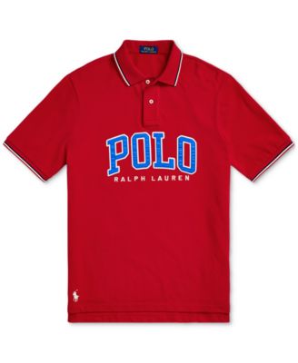 Men's Classic-Fit Logo Mesh Polo Shirt