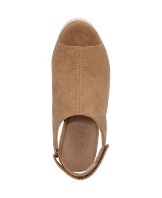 Women's Giselle Peep Toe Slingback Wedge Sandals