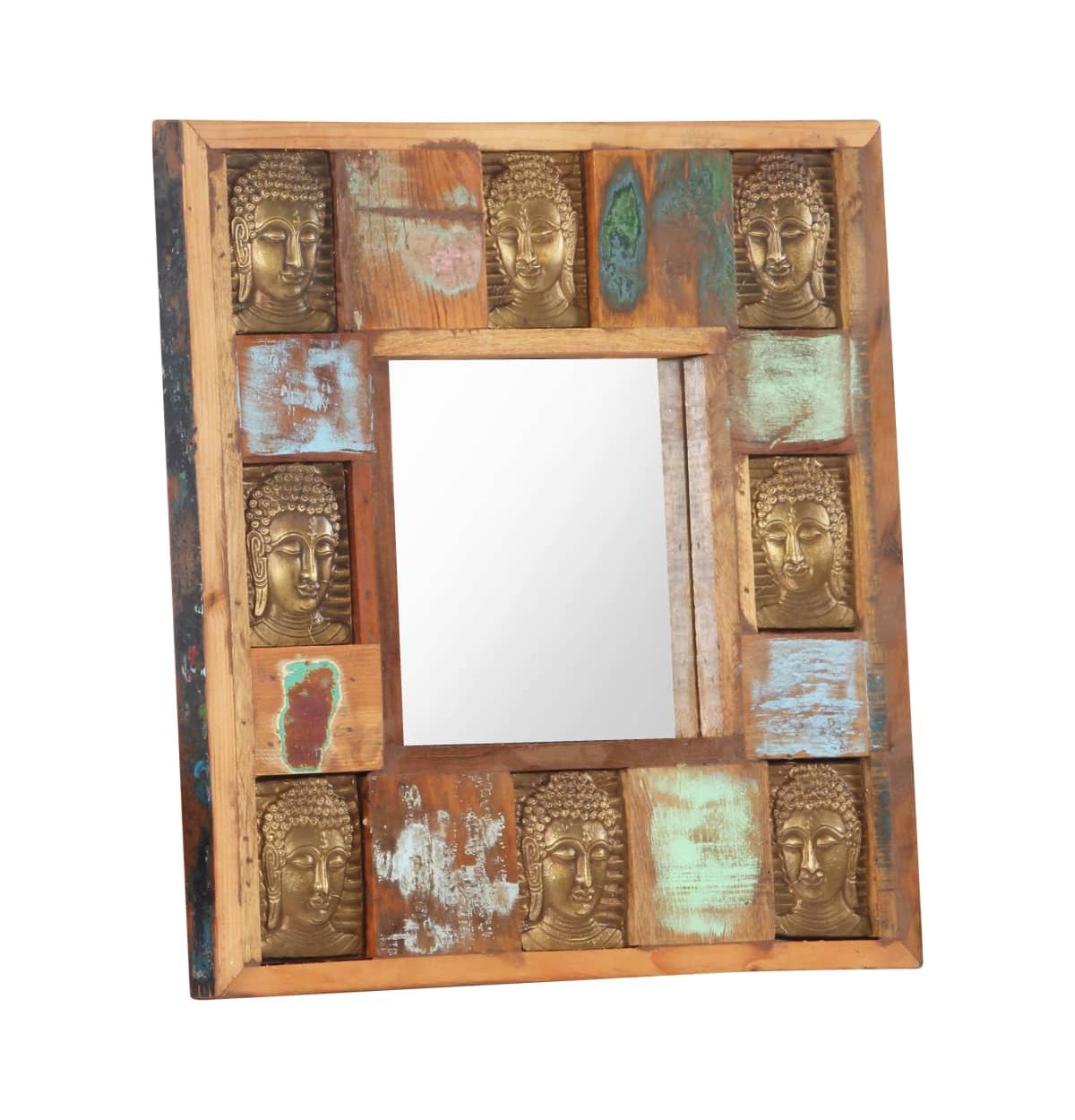 vidaXL Mirror with Buddha Cladding 19.7