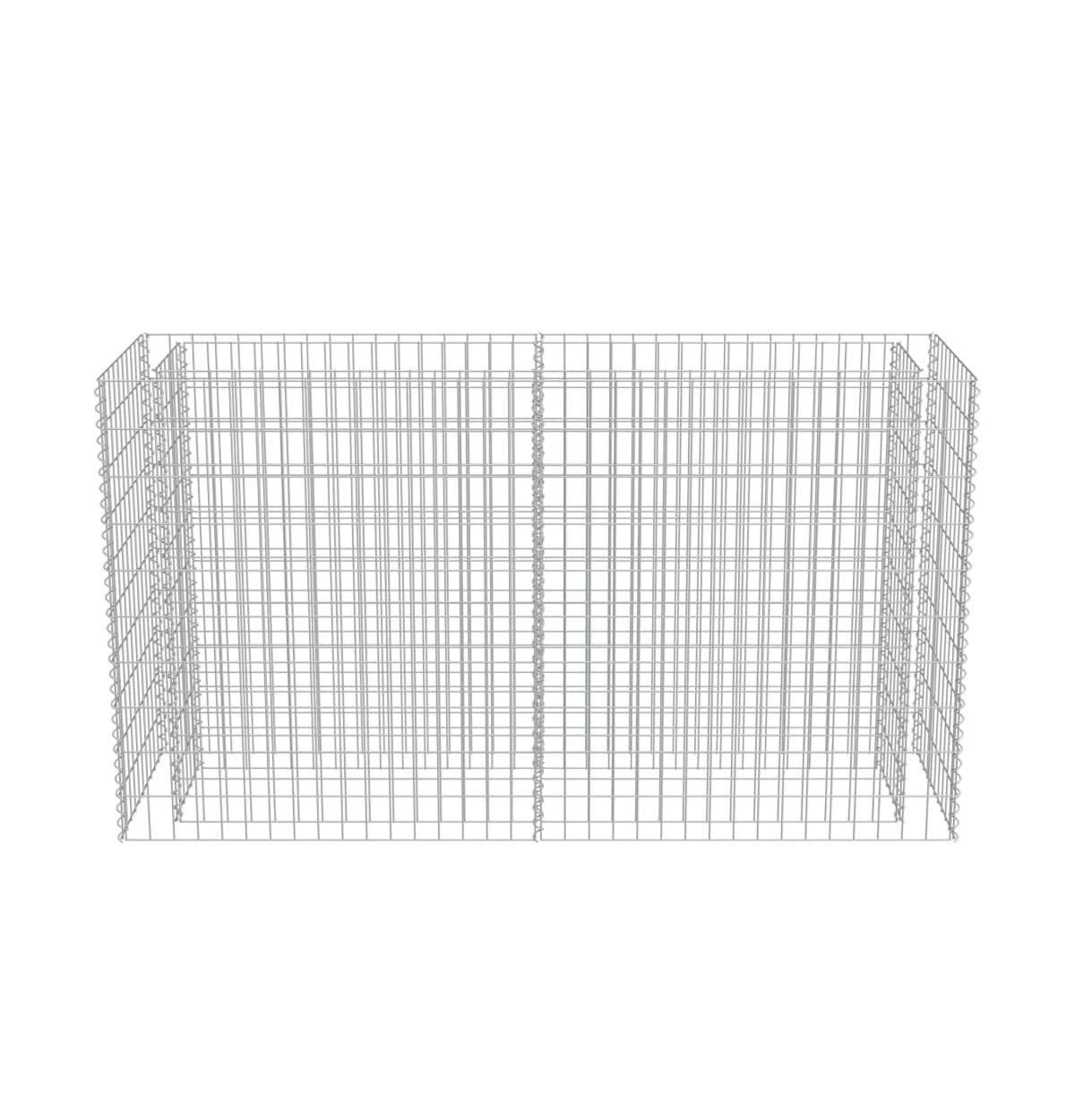 vidaXL Gabion Raised Bed Galvanized Steel 70.9