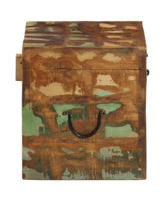 Reclaimed Storage Box Solid Wood