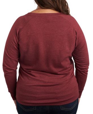 Plus Size Skater Babe Graphic Crew Neck Top