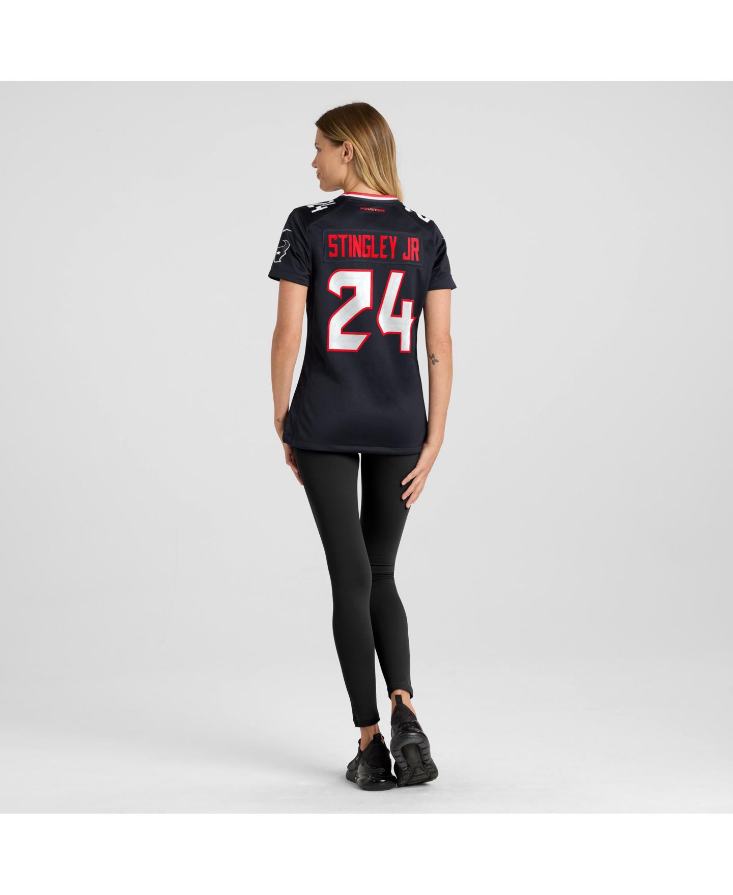 Женский топ Nike Derek Stingley Jr. Navy Houston Texans Game Jersey — фото 4