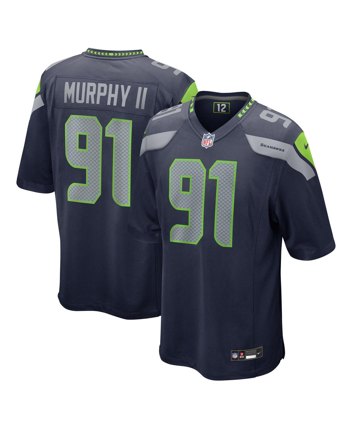 Nike Men's Byron Murphy Ii College Navy Seattle Seahawks Player Game Jersey - Navy