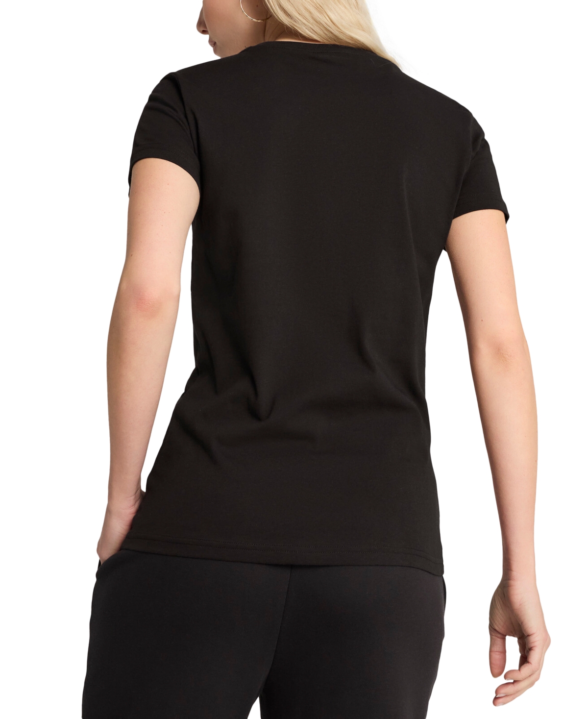 Puma Women's Essential No 1 Logo T-shirt In  Black