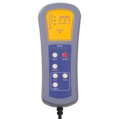 Massage Recliner Dark Gray Fabric