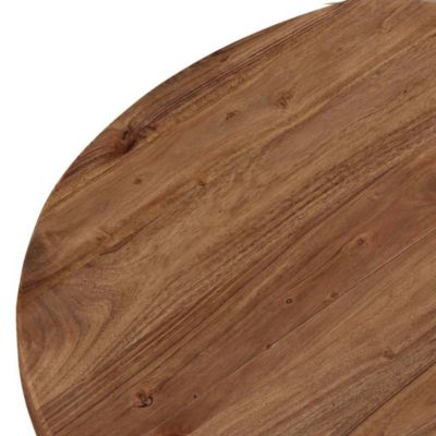 Standard Wood Honey Brown Black Coffee Table