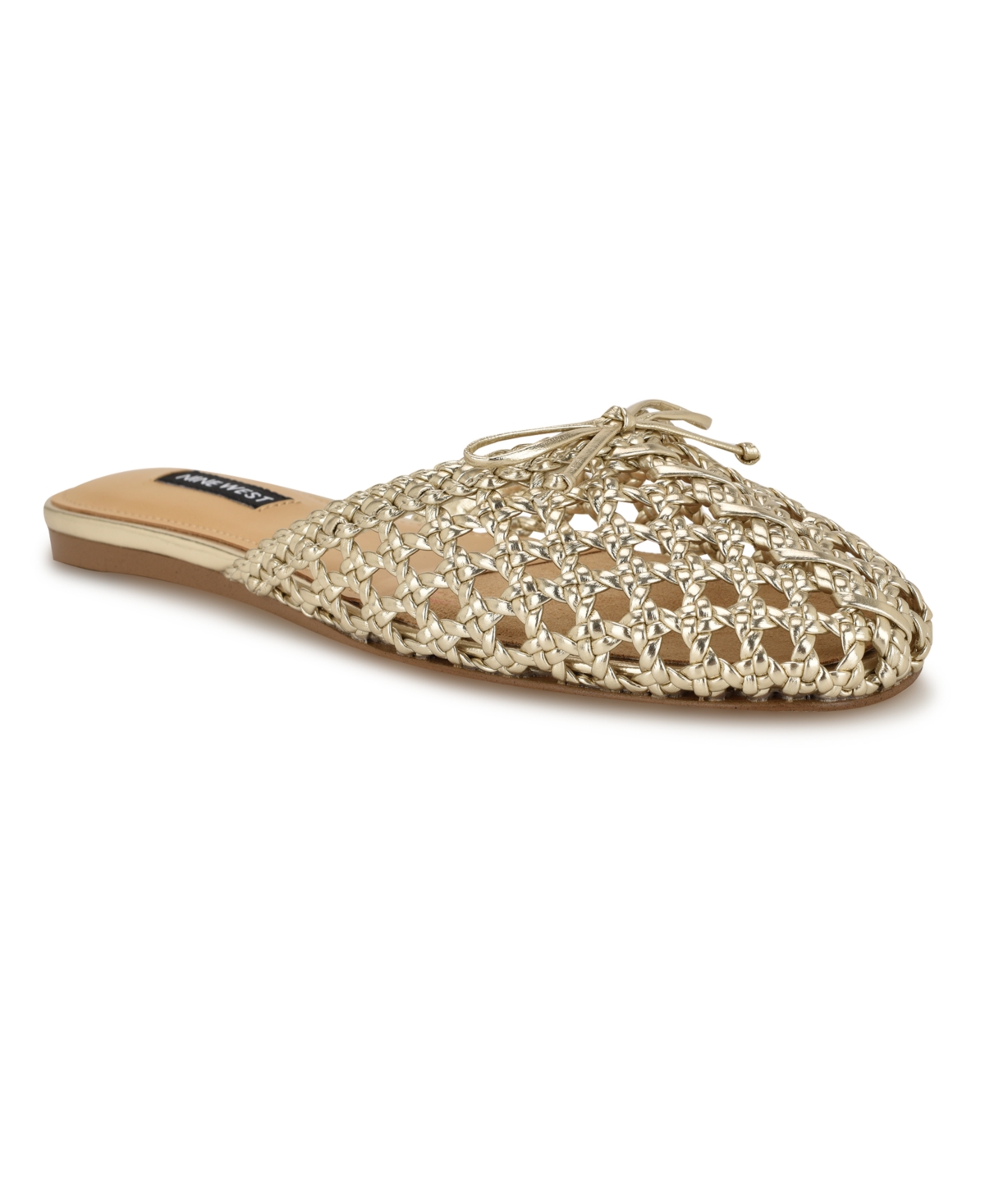 Women's Lolah Woven Slip-On Mules - Gold