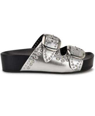 Women's Flinne Studded Double Buckle Sandals