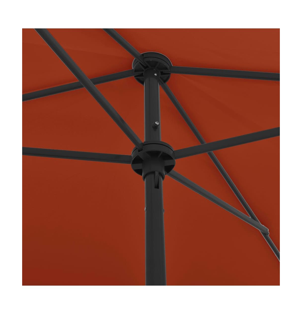 vidaXL Beach Parasol- Terracotta