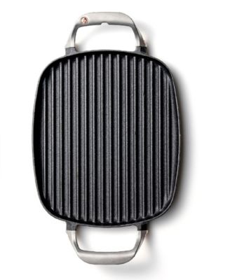 Cast Iron 8.5"x14.25" Grill Pan with Ridges 