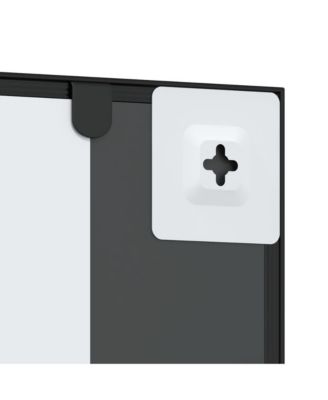 Wall Mirror Black 19.7"x39.4" Rectangle Iron