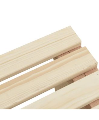 Patio Bench 45.3" Solid Wood Fir