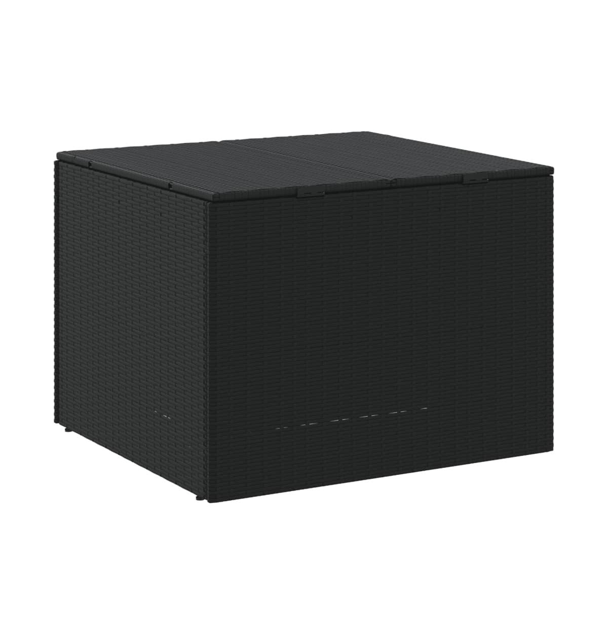 vidaXL Garden Storage Box76.9 Gal Poly Rattan - Black