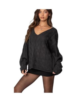 Women's Inga Oversized Cable Knit Sweater