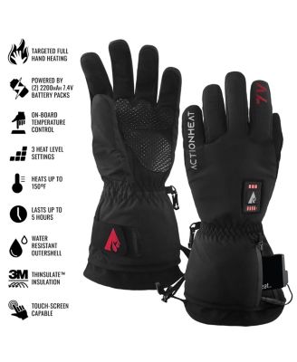 Men's 7V Everyday Battery Heated Gloves Black