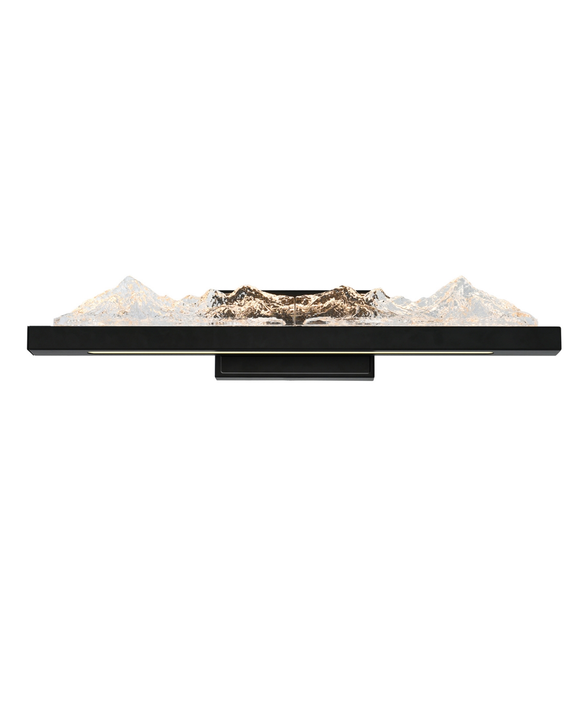 Shop Cwi Lighting 5" Metal Himalayas Integrated Led Vanity Light In Black