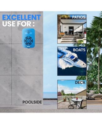 4” 2-Way Indoor/Outdoor Bluetooth Wireless Speaker System - Waterproof, 300W Max Power, 1/2” Tweeter