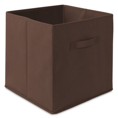 Set of 6 Collapsible Fabric Storage Cube Bins, Beige - 13" Foldable Cloth Baskets for Shelves and Cubby Organizers