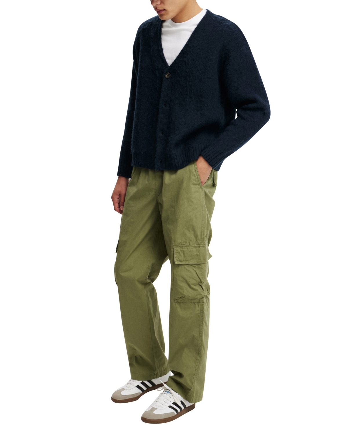 Shop Cotton On Men's Knox Baggy Cargo Pant In Forest