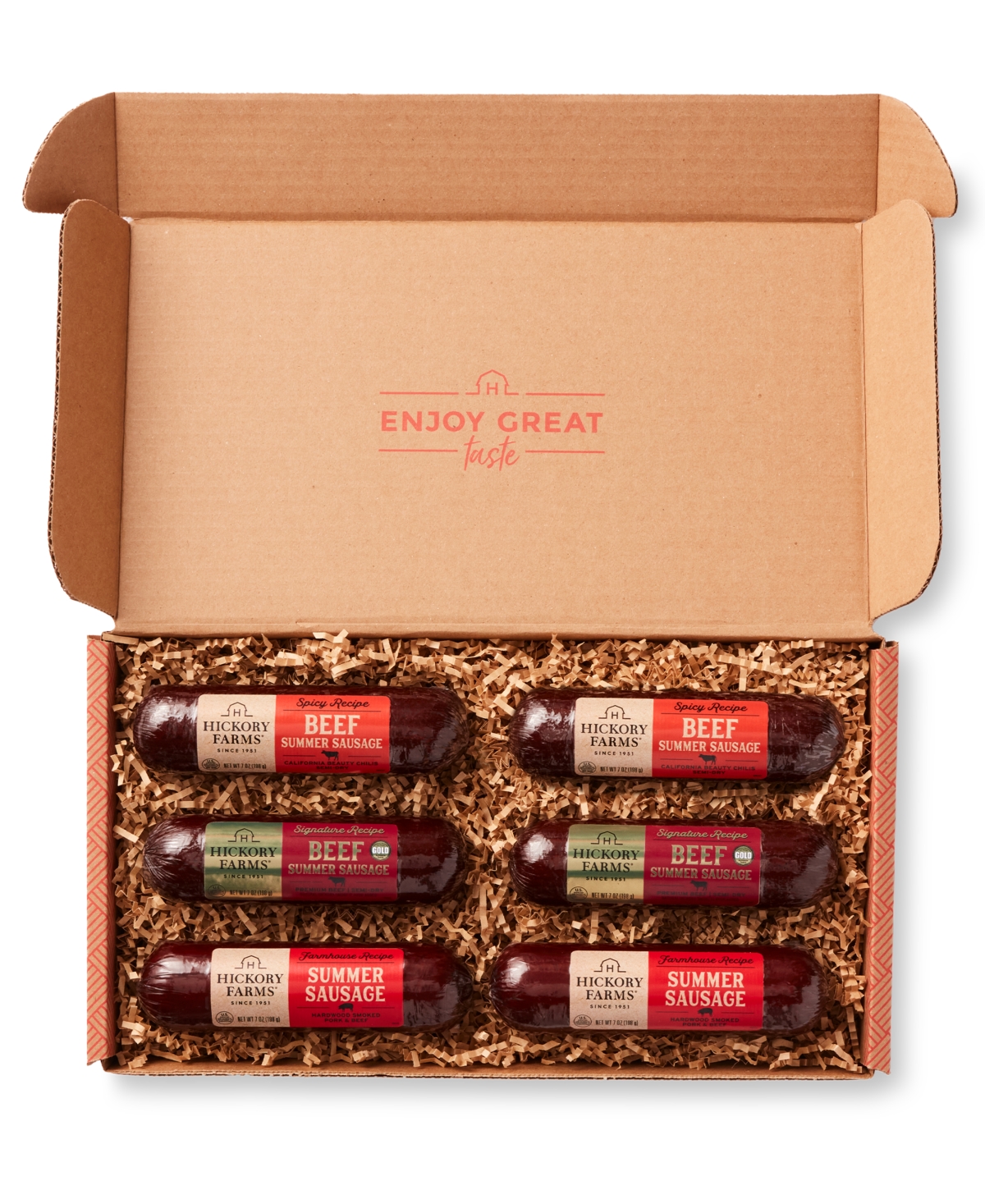 Hickory Farms Summer Sausage Flight, 6 Pieces In No Color