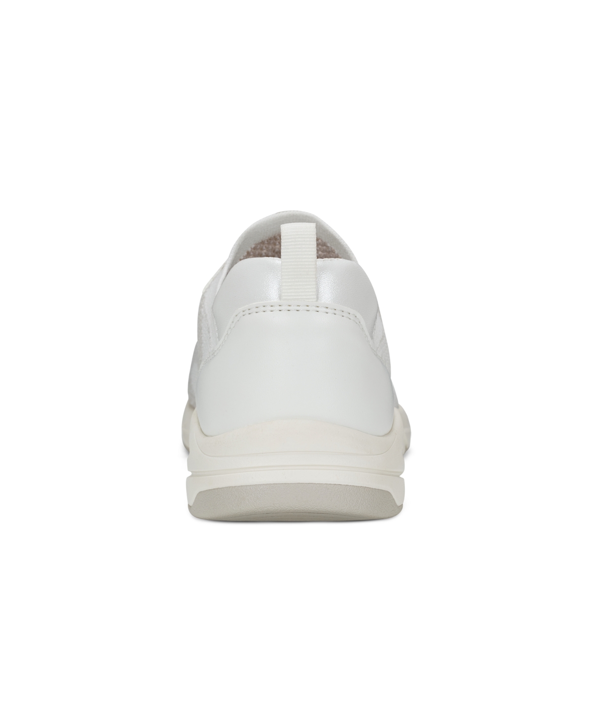 Shop Easy Spirit Women's X Denise Austin Astrid Knit Slip-on Sneaker In Taupe,white Multi